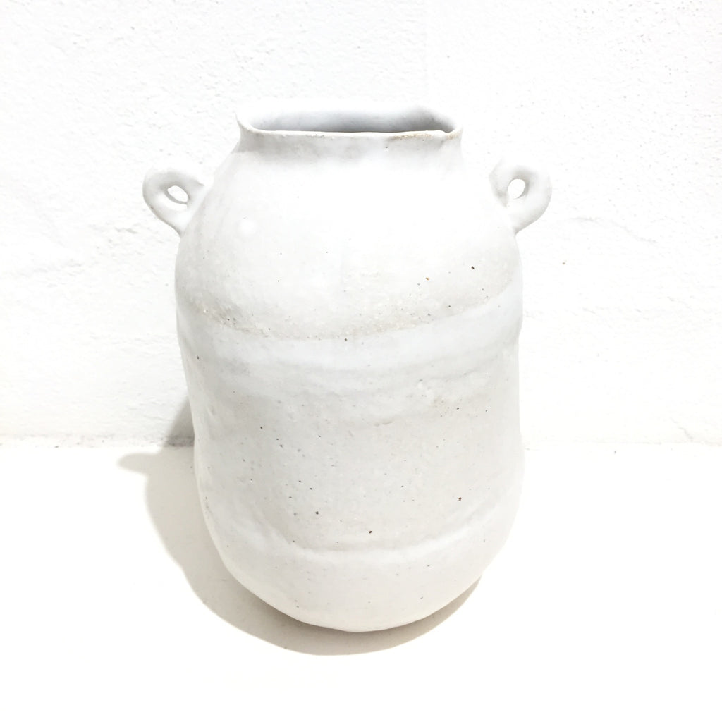 Space Mud Ceramics - Chytra Vase - White