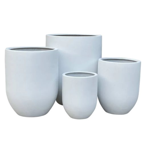 Saxon Tall U Pots - WHITE - Ames / Lightweight