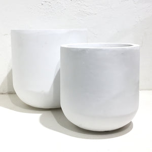 ORION - Fibre Cement Pot / Matte White