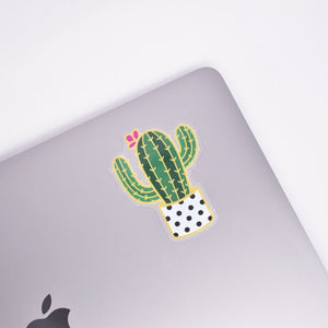 Plant Scout Sticker - Flowering cactus