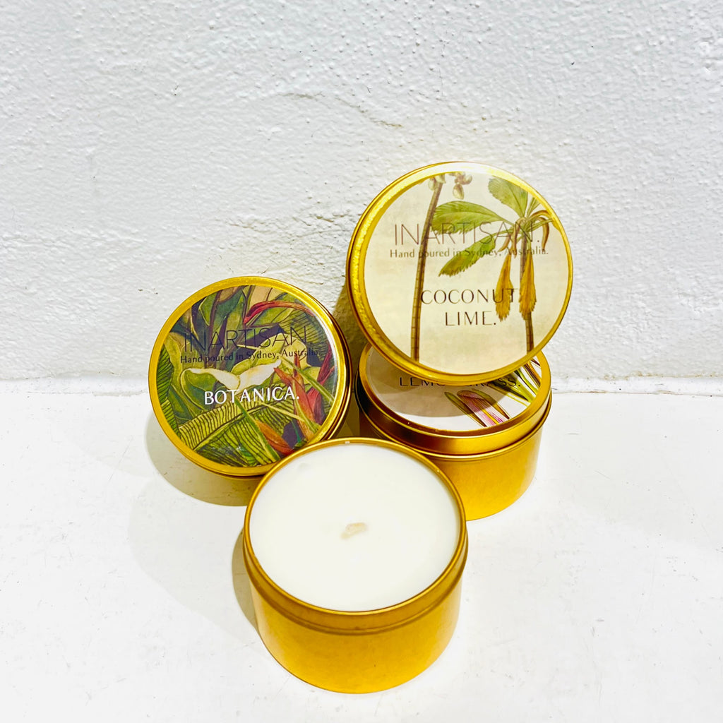 INARTISAN - Soy candle in brass tin