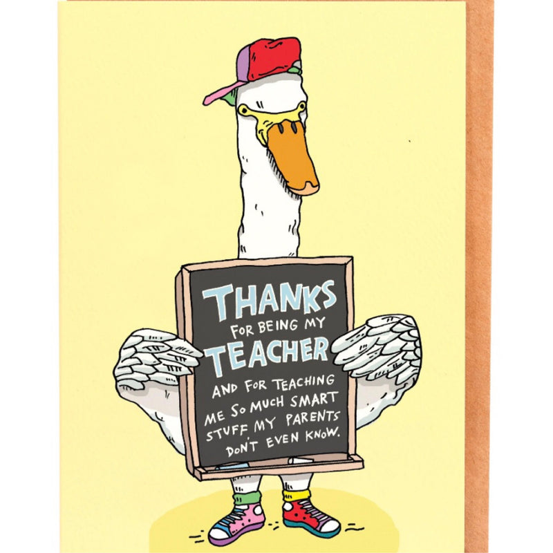 Wally Gift Card - “Thanks for being my teacher”