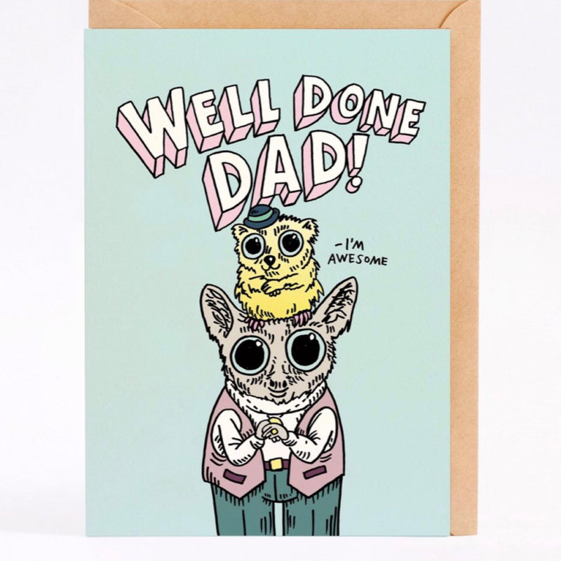 Wally Gift Card - “Well Done Dad”
