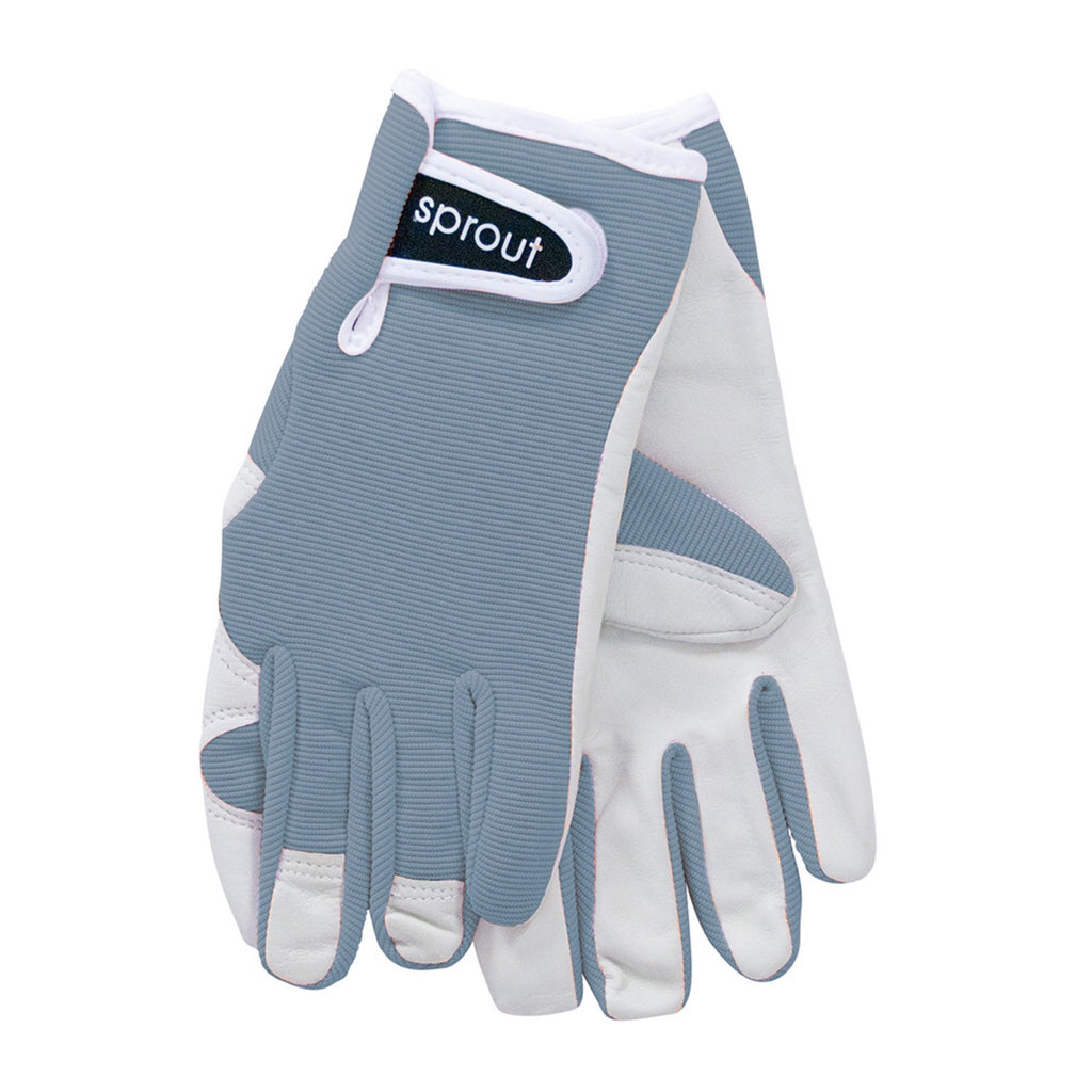 Sprout Goatskin Gloves - Dusty Blue