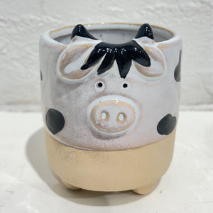 Clarrie Cow Ceramic Pot