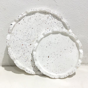 Clover saucer - WHITE