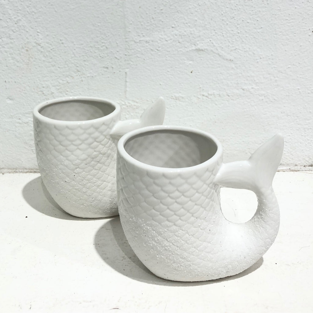 Fabian fishtail ceramic pot
