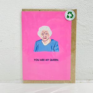 Zoe Spry - You are my Queen - Card
