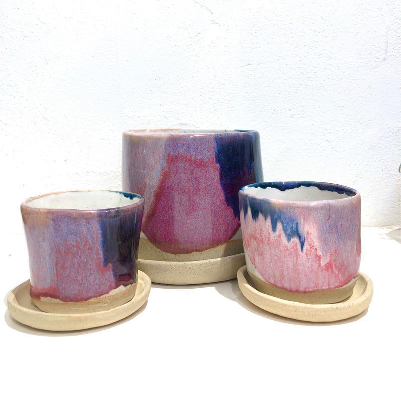 Daisy Cooper Handmade Ceramics - Planters #E - Winter Blossom