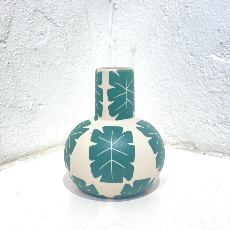 Jones & Co - Happy Vase - Small Green Palm