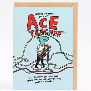 Wally Gift Card - “Fully Amped, Ace Teacher”