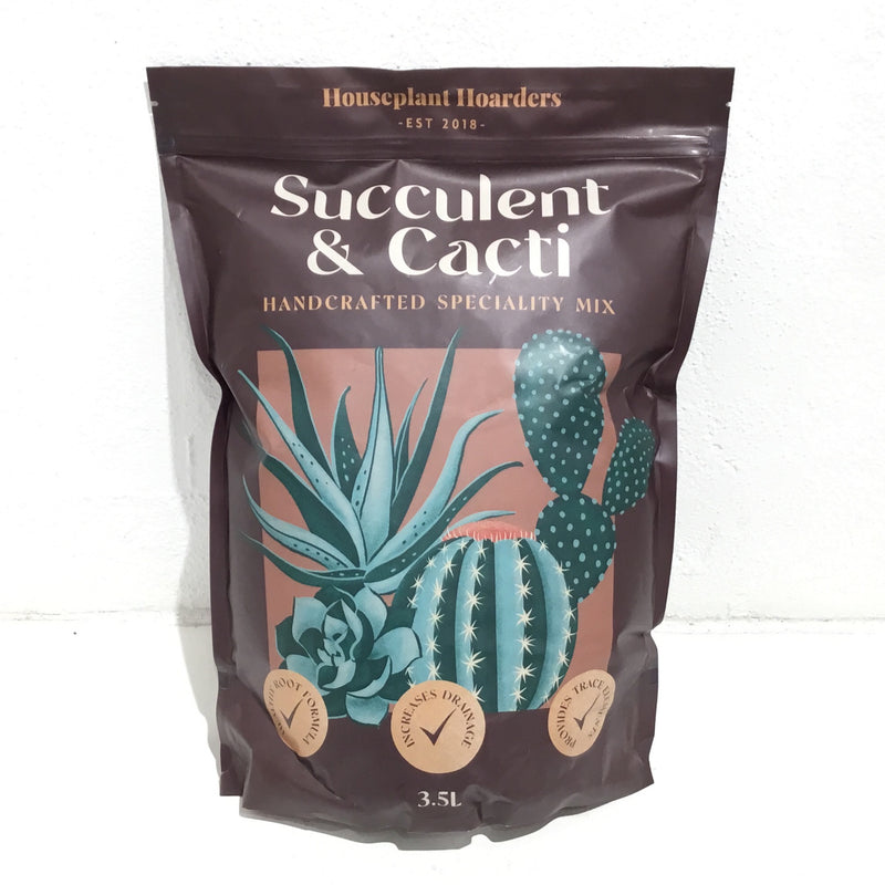 Houseplant Hoarders - Handcrafted Soil “Succulent & Cacti” Mix 3.5L