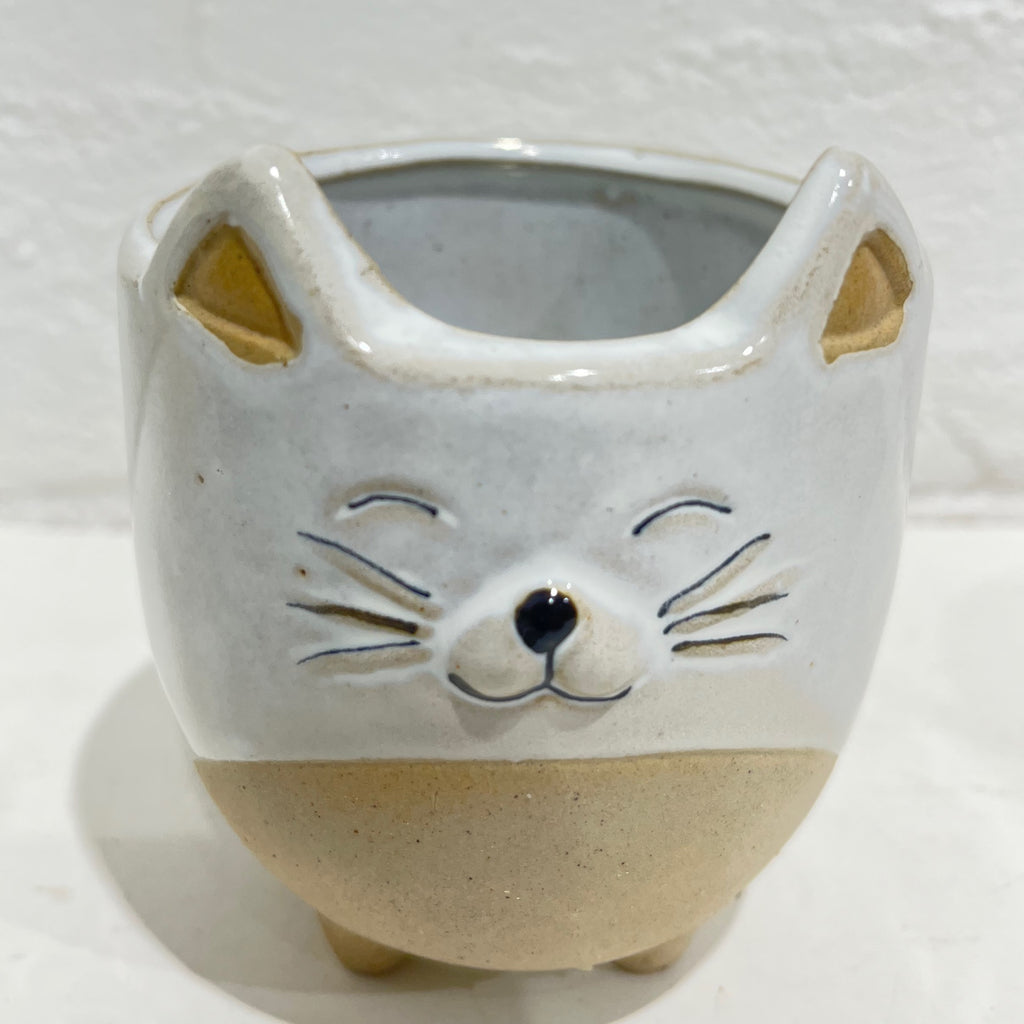 Connie Cat Ceramic Pot