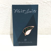 Plant Scouts Pin - Philodendron Pink Princess