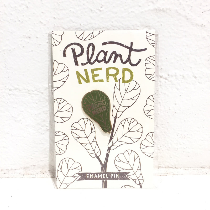 Wit & whistle - Enamel Pin - Plant Nerd
