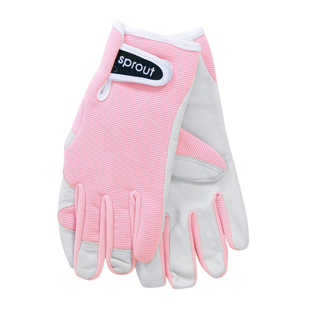Sprout Goatskin Gloves - Crystal Pink