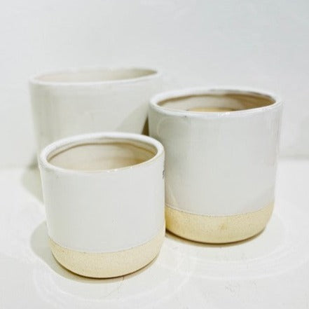 Jia Pot - white – Green Folk Botany Shop